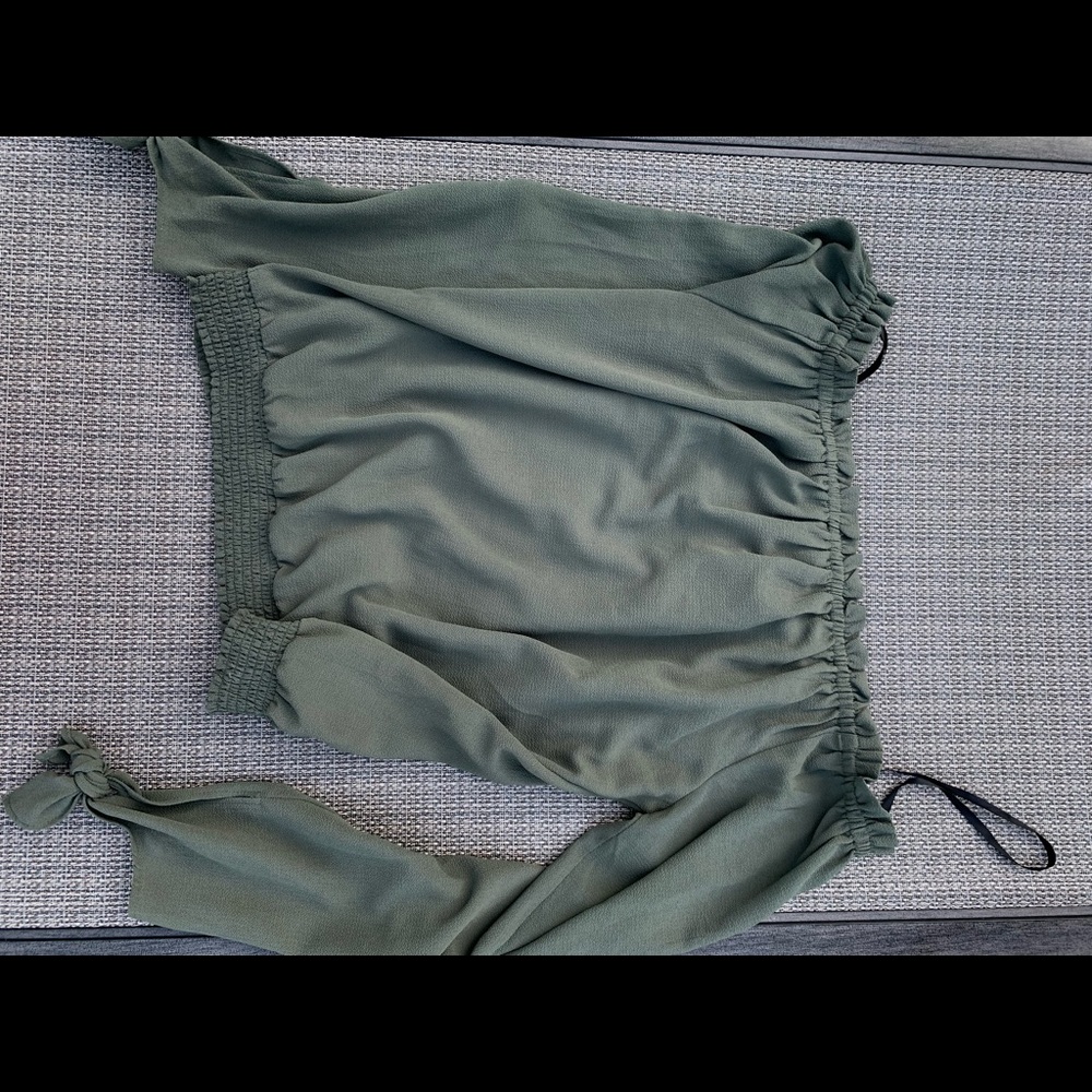 Bebe off the shoulder top